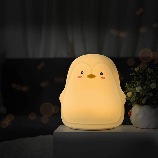 Penguin Night Light Soft Toy