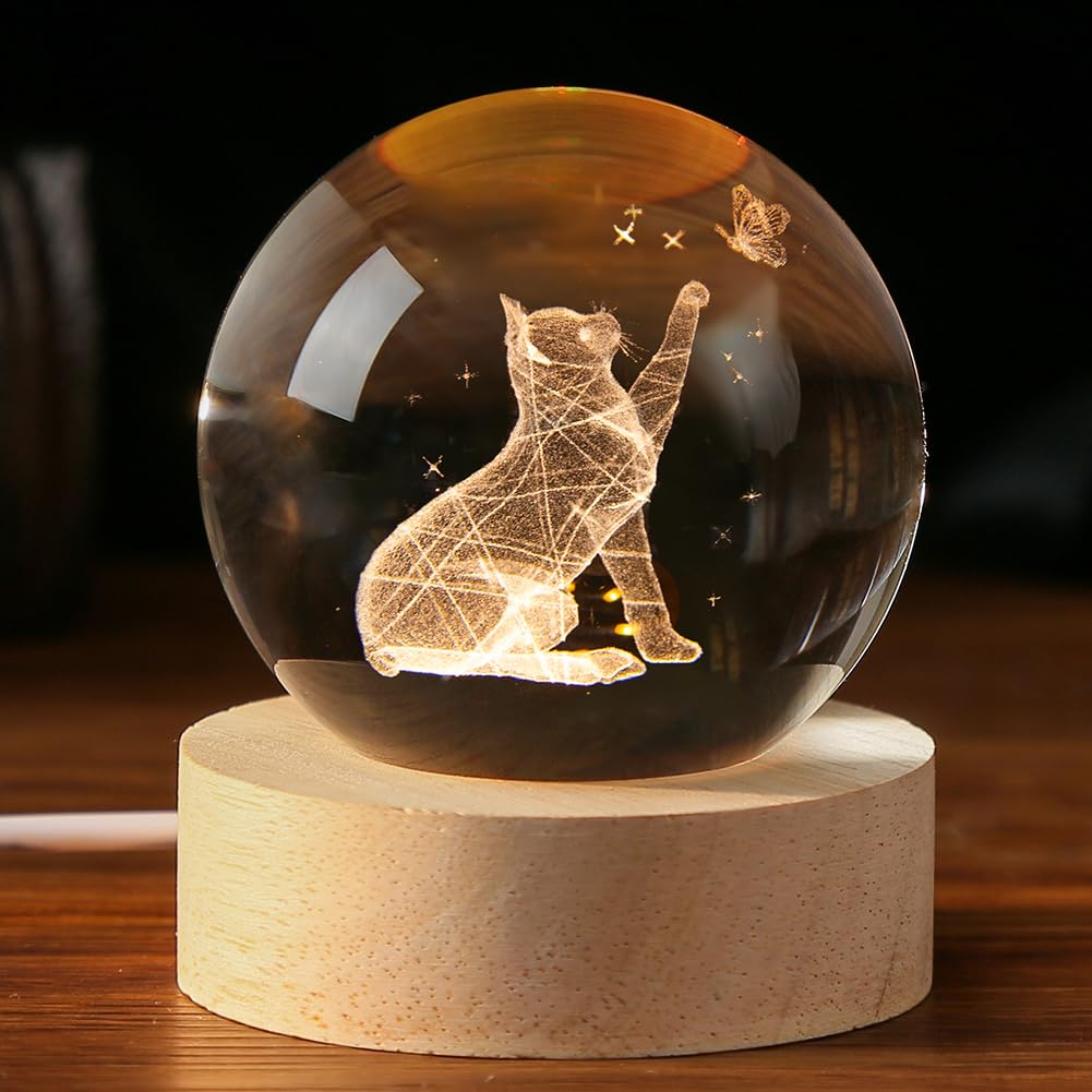 3D Crystal Ball Lamp